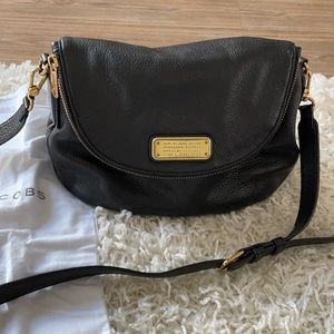 Marc by Marc Jacobs black leather crossbody purse